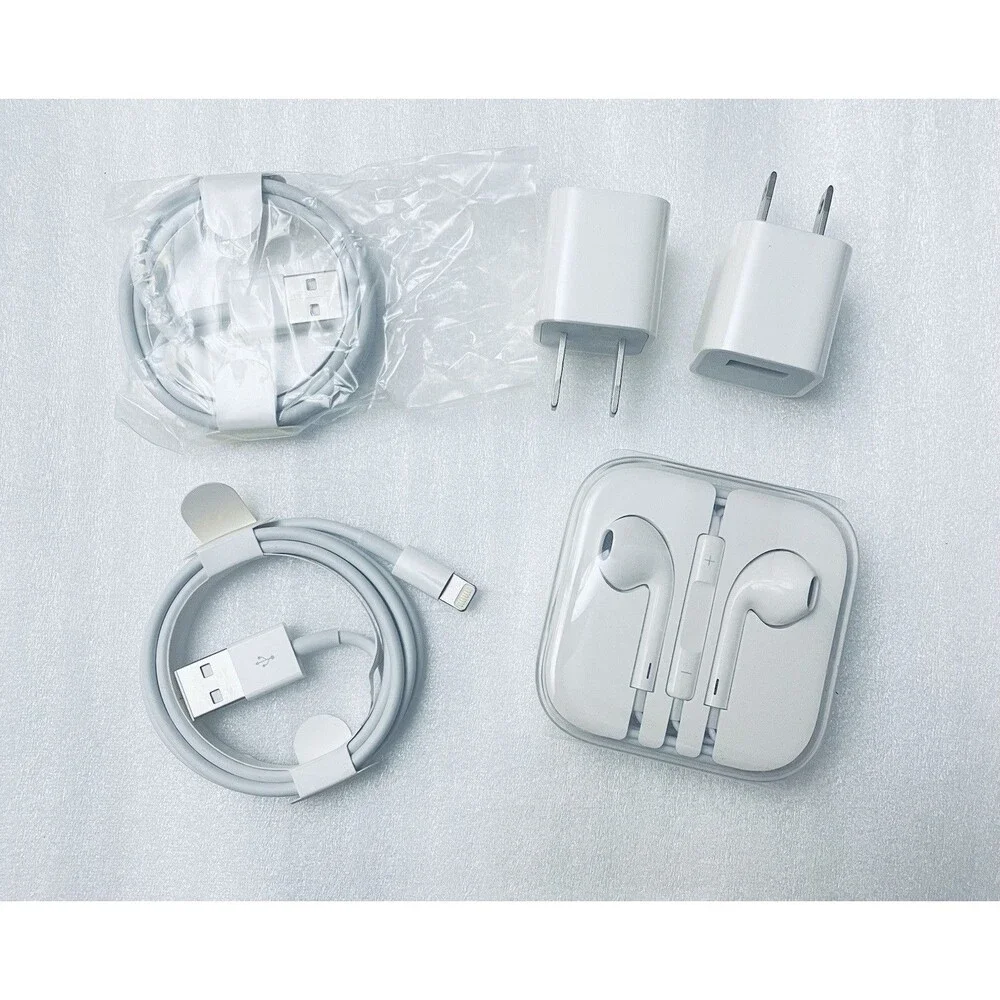 Authentic Apple Accessories Lightning Cables Power Adapters AUX Earbuds NEW